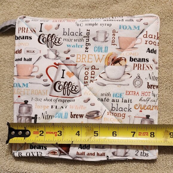 Pot holder or Hot Pad- I love coffee - Picture 3 of 3